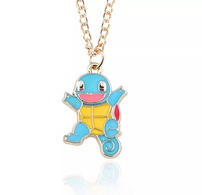 Pokemon Shiggy Squirtle Halskette Kette Necklace Anhänger Cosplay Anime Manga