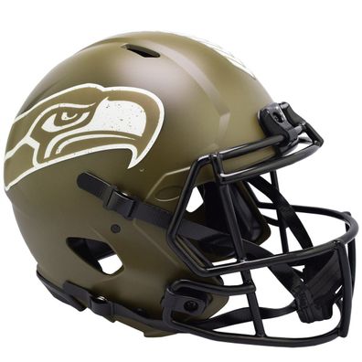 NFL Seattle Seahawks Salute Authentic Full Size Helm Speed Footballhelm