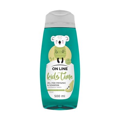 On Line Kids Time 2-in-1 Duschgel und Shampoo für Kinder - Birnenduft
