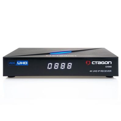 Octagon SX888 V2 WL 4K Ultra HD IP-Mediaplayer (HDMI, USB 2.0, H.265, Linux, Sch