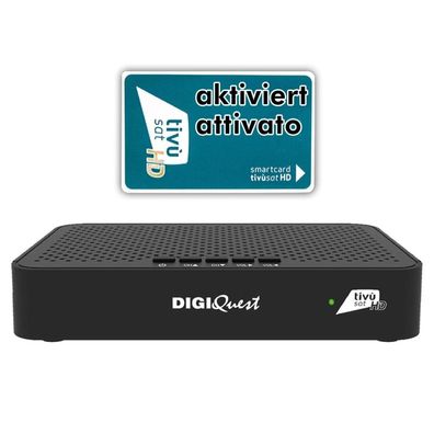 DIGIQuest Classic Q30 Full HD Sat-Receiver mit Aktiver Tivusat Karte