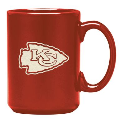 NFL Kaffeetasse Kansas City Chiefs Sanded Curved Tasse Mug 15oz 450ml 5056146868337
