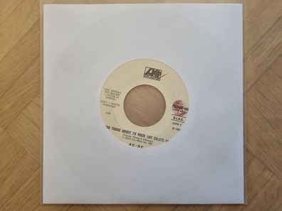AC/ DC - For those about to rock 7'' Vinyl Italy Jukebox PROMO