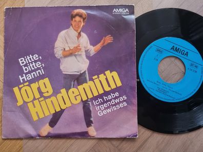 Jörg Hindemith - Bitte, bitte, Hanni 7'' Vinyl Amiga