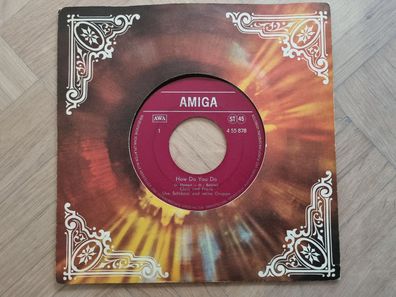 Uve Schikora/ Chris und Frank Schöbel - How do you do 7'' Vinyl Amiga