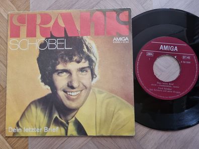 Frank Schöbel - Dein letzter Brief 7'' Vinyl Amiga