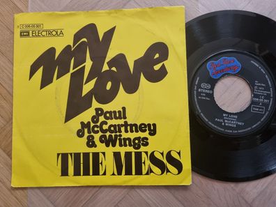 Paul McCartney & Wings - My love 7'' Vinyl Germany