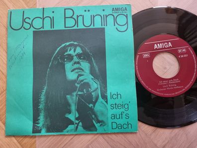 Uschi Brüning - Ich steig' auf's Dach 7'' Vinyl Amiga!