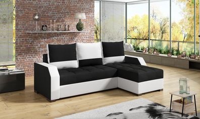 Sofa Couch Garnitur Aris Couchgarnitur Schlaffunktion Bettkasten Wohnlandschaft