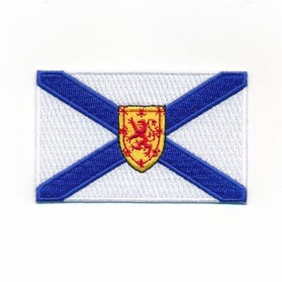 80 x 50 mm Nova Scotia Flagge Halifax Kanada Canada Aufnäher Aufbügler 1163 X