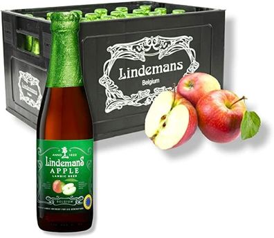 24 x Lindemans Apple- Apfelbier aus Belgien mit Apfelsaft