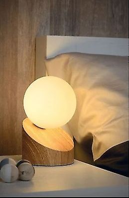 Nino Touch Leuchte ALISA Tischleuchte LED Holz Nachttisch Schreibtisch Lampe A + +
