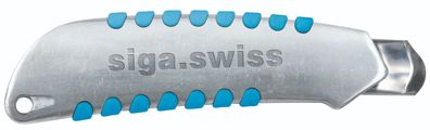 SIGA Cuttermesser Cutter-Messer Metall Griff ergonomisch Profi Cuttermesser