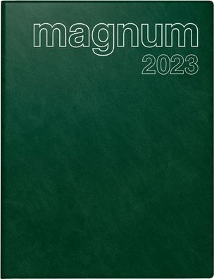 rido idé Buchkalender "magnum Catana" 183 x 240 mm 2023 dunkelgrün
