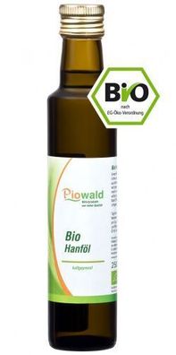 Piowald BIO Hanföl - 250 ml kaltgepresst