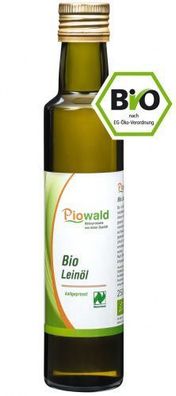 Piowald BIO Leinöl - 250 ml kaltgepresst, Naturland