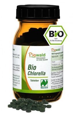 Piowald BIO Chlorella - 200 Tabletten/80g, Naturland