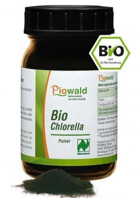 Piowald BIO Chlorella Pulver - 100g, Naturland