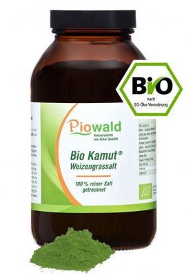 Piowald BIO Kamut®-Weizengrassaft - 150g Pulver