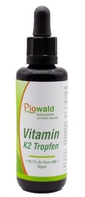 Piowald Vitamin K2 MK7 Tropfen - 50ml