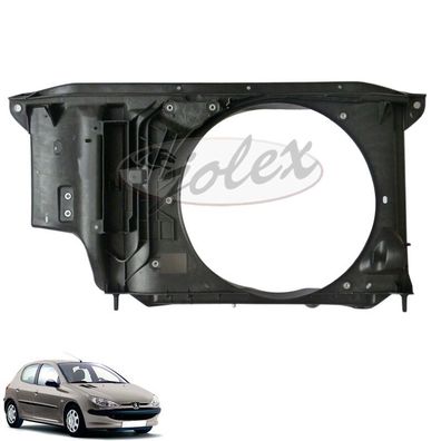 Front Frontgerüst für Lüfter Frontverkleidung Kühlerzarge Klima Peugeot 206 / CC