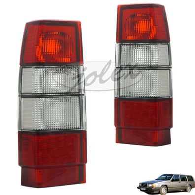 Rückleuchte rot-weiss rechts + links Set Satz Paar Volvo 740 760 940 960 Kombi NEU
