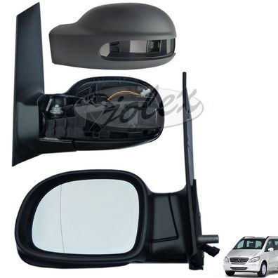 Außenspiegel Spiegel elektrisch verst. heizbar links für Mercedes Viano W639 NEU