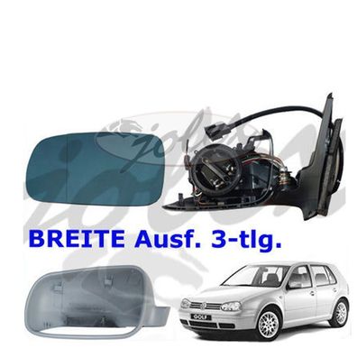 Außenspiegel links elektrisch verstellbar GROSSE Ausführung VW Golf 4 IV / Bora