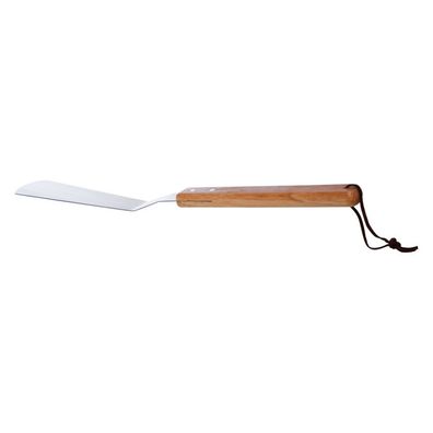 Allgrill Pizzawender Spachtel aus Edelstahl mit Holzgriff 46,5 cm