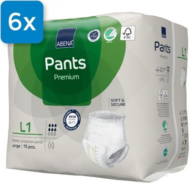 Abena Pants Premium L1, 6 x 15 Stück