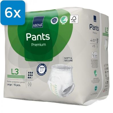 Abena Pants Premium L3, 6 x 15 Stück
