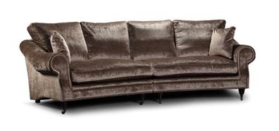 Sofa 3 Sitzer Couch Polster Stoff Garnitur Dreisitzer Sofas Textil Stoff Leder