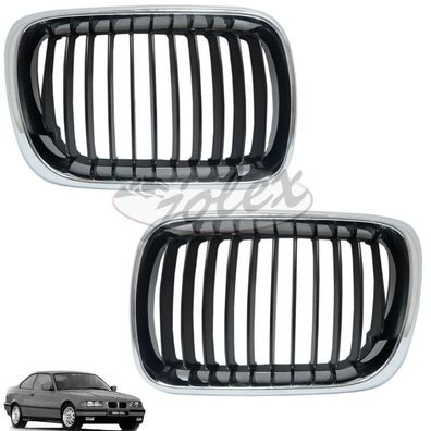 Nierenset Nieren Niere Kühlergrill rechts + links Satz für BMW 3er E36 Facelift