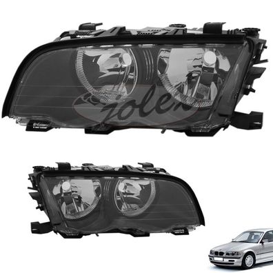 Scheinwerfer Hauptscheinwerfer mit Stellmotor rechts + links für BMW 3er E46 98-01