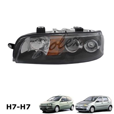 Scheinwerfer Frontscheinwerfer links H7-H7 schwarz Fiat Punto 188 99-03 NEU