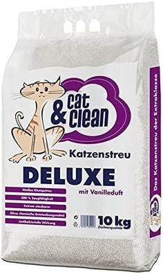 Cat & Clean Katzenstreu Deluxe mit Vanilleduft 10 kg