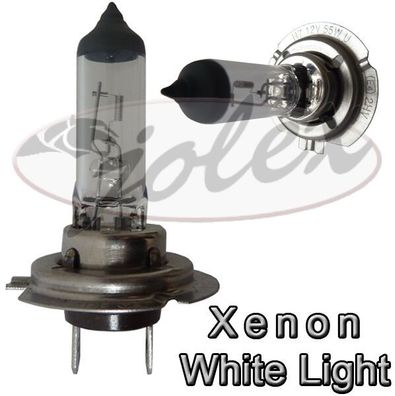 2xH7 Leuchtmittel Lampe Birne Glühbirne Scheinwerfer 55W XENON WEISS E4
