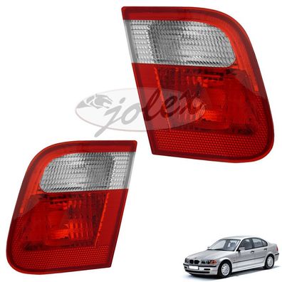 Rücklicht Rückleuchte innen rot-weiß rechts + links SET SATZ für BMW 3er E46 98-