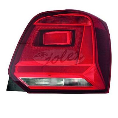 Rückleuchte Rücklicht rechts dunkelrot Rauchglas für VW Polo 6c 2014-2017 NEU