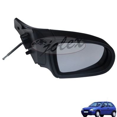Außenspiegel Spiegel Spiegelglas manuell Verst. rechts Opel Corsa B Combo 93-00