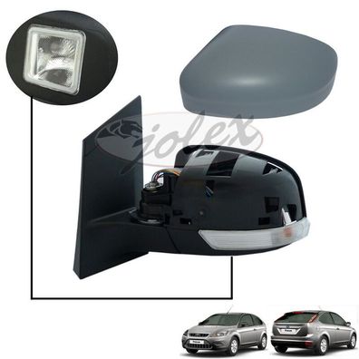 Außenspiegel elektrisch mit Blinker und Bodenbeleuchtung links Ford Focus 08-11