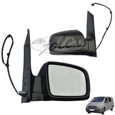 Außenspiegel Spiegel rechts elektrisch heizbar für Mercedes Vito W639 Facelift