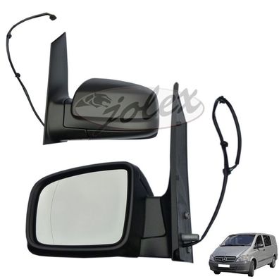 Außenspiegel Spiegel links elektrisch heizbar für Mercedes Vito W639 Facelift