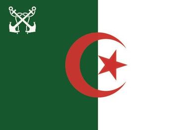 Aufkleber Fahne Flagge Algerien Seekrieg verschiedene Größen