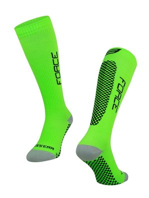 Socken FORCE Tessera Compression. grün L-XL