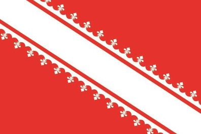 Aufkleber Fahne Flagge Bas Rhin Department verschiedene Größen