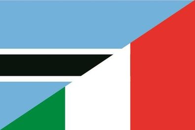 Aufkleber Fahne Flagge Botswana-Italien verschiedene Größen