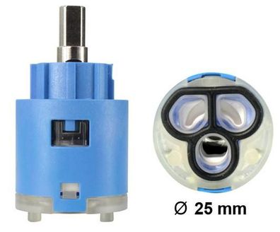 BLANCO Kartusche HD Ø= 25 MM VONDA AV KI, BLAU, 119795 - Wasserhahn Hochdruck