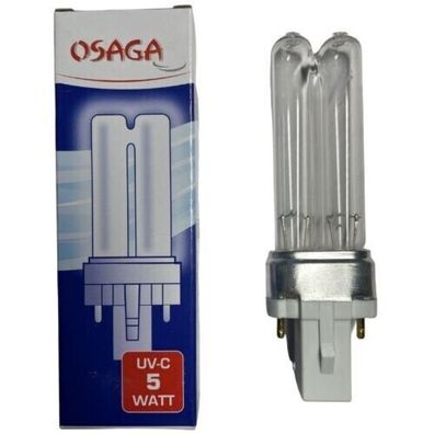 Osaga UVC 5 Watt Ersatzlampe Leuchtmittel UV Lampe Koiteich Teich Gartenteich