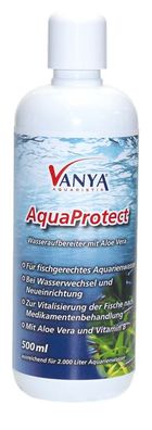 Vanya AquaProtect 250ml Wasseraufbereiter Aquarium Aquaristik Aloe Vera